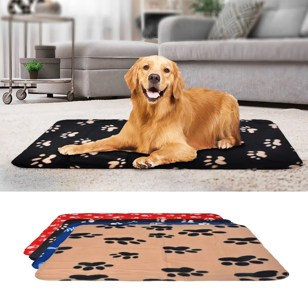 

HotWinter Warm Cat Fleece Soft Blanket Cat Litter Puppy Sleep Mat Lovely Mattress Cushion For Small Large Dogs Pet Tool