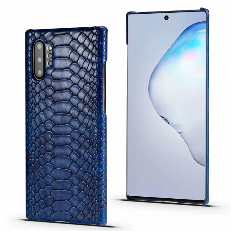 Ретро чехлы для телефонов из искусственной кожи крокодила для samsung S10 9 Plus Note 10 10 Lite Note 8 9 защитный чехол из поликарбоната