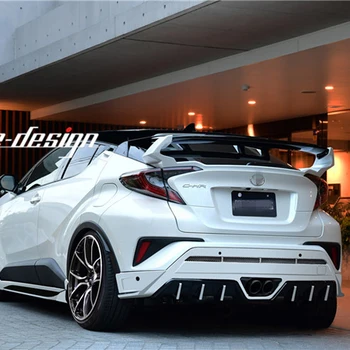 

Car Styling High Quality ABS Plastic Unpainted Color Rear Spoiler Trunk Lip Wing for Toyota CHR C-HR 2016 2017 2018 2019
