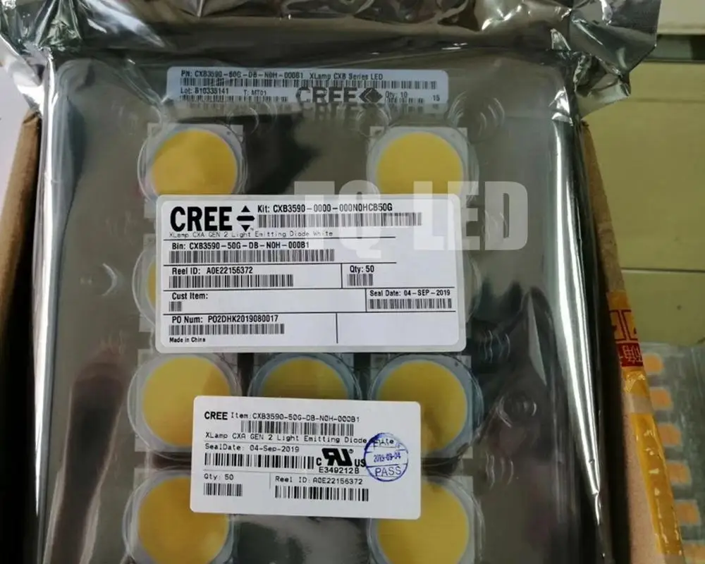10 шт./лот, Cree COB CXB3590 led CXB 3590 3000 K-CD Bin 3500k-CD Bin 5000K-db Bin 80 CRI 36V рост растений 137W Мощность Led