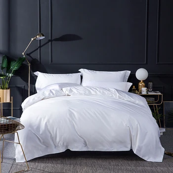 

Solid color Simple Style home bedding sets bed linen duvet cover flat sheet Winter bed sheets pillow cases bedroom comforter set