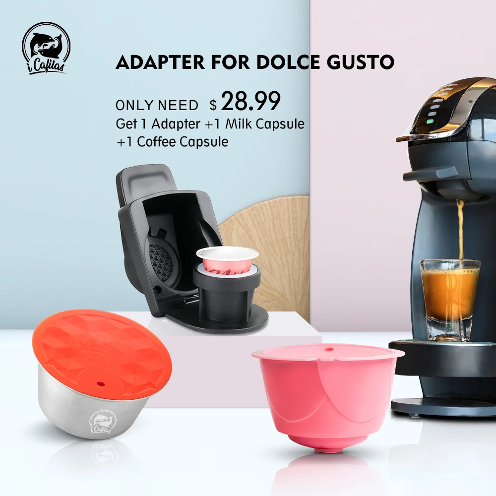 iCafilas New Upgraded Adapter For Dolce Gusto Convert to Original