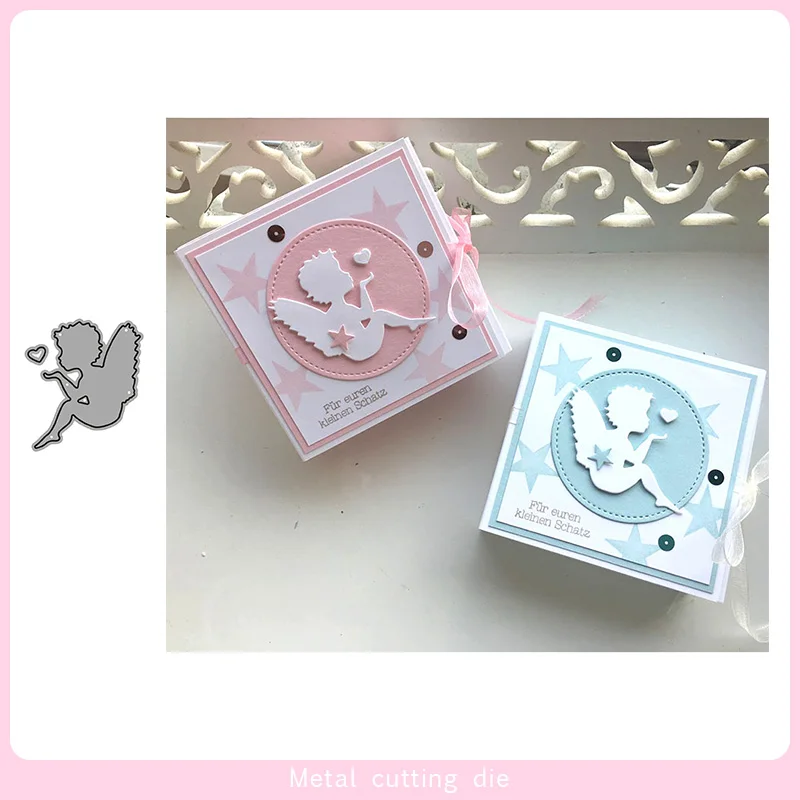 

Love little Angel Bag Metal Cutting Dies for DIY Scrapbooking Photo Album Decorative Embossing Paper Card Crafts Die Cut 2019