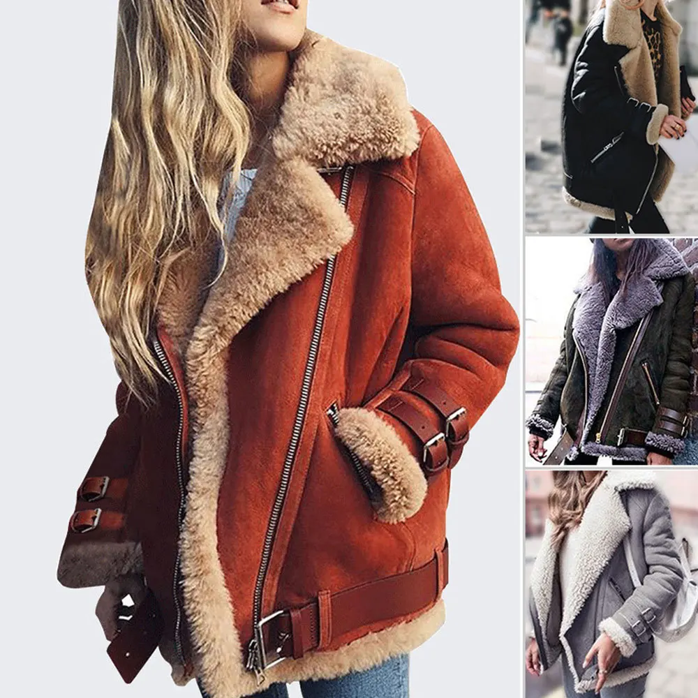 sheepskin jacket womens