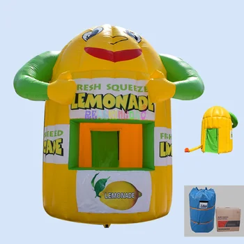 

REALKINGAO Inflatable Lemonade Booth Stand Outdoor Sale Tent with Air Blower for Event, Advertising, Promotion