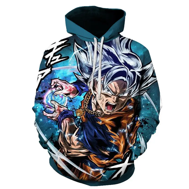 

Men / Women Spring Autumn Fashion Sweatshirt Unisex Japanese Anime Goku Print Jacket OuterwearHot Dragon Ball Super 3D Hoodie