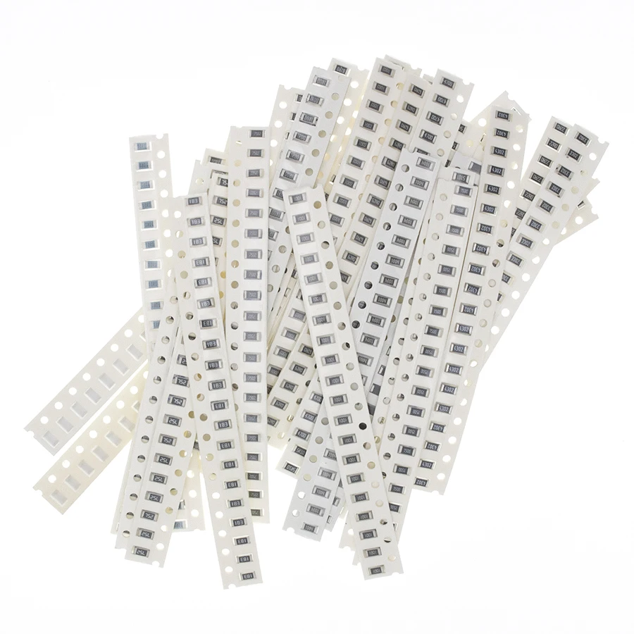 1206 SMD резистор набор Ассорти Комплект 1ohm-1M Ом 1% 33valuesX 20 шт = 660 шт набор образцов электронных компонентов