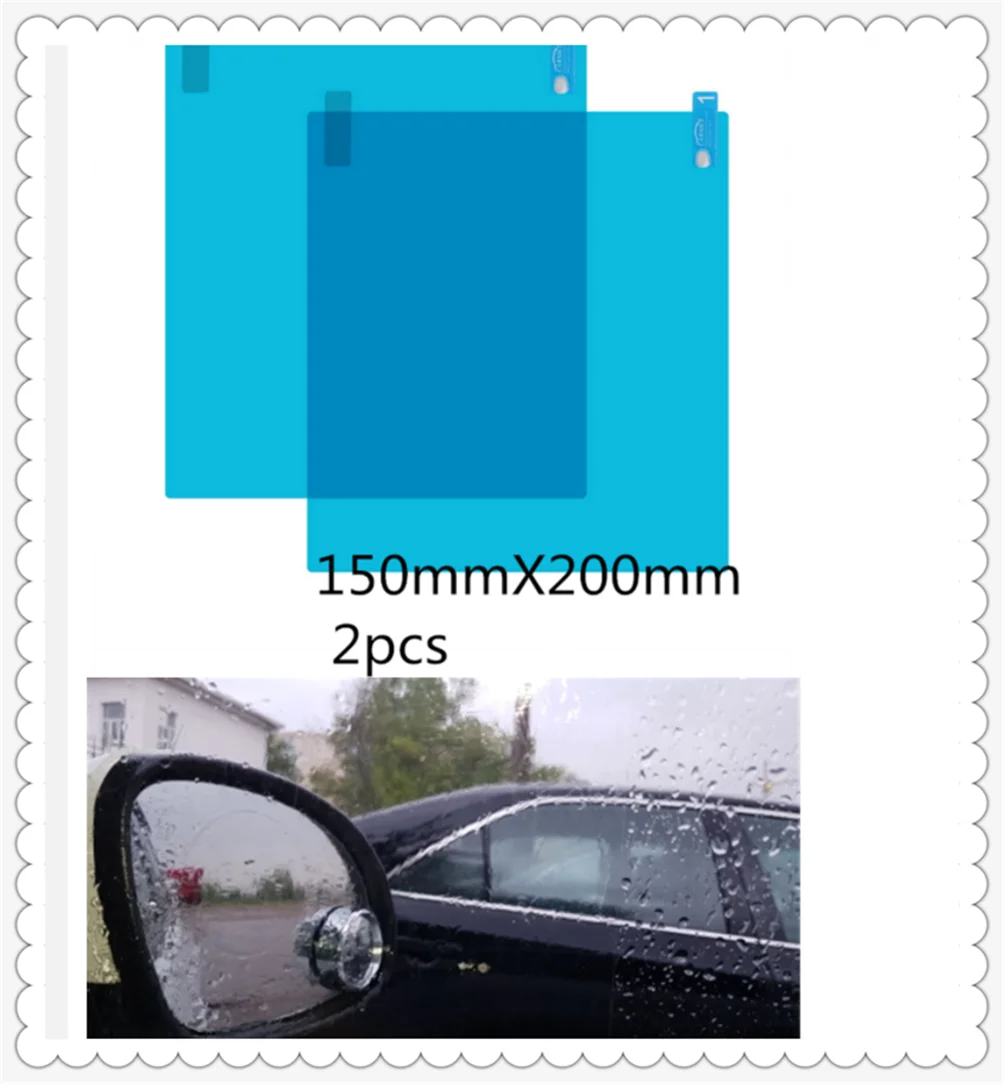 Car rearview fitting mirror waterproof membrane anti-fog clear vision for McLaren Mack Seat UD Trucks Vauxhall Ashok Leyland