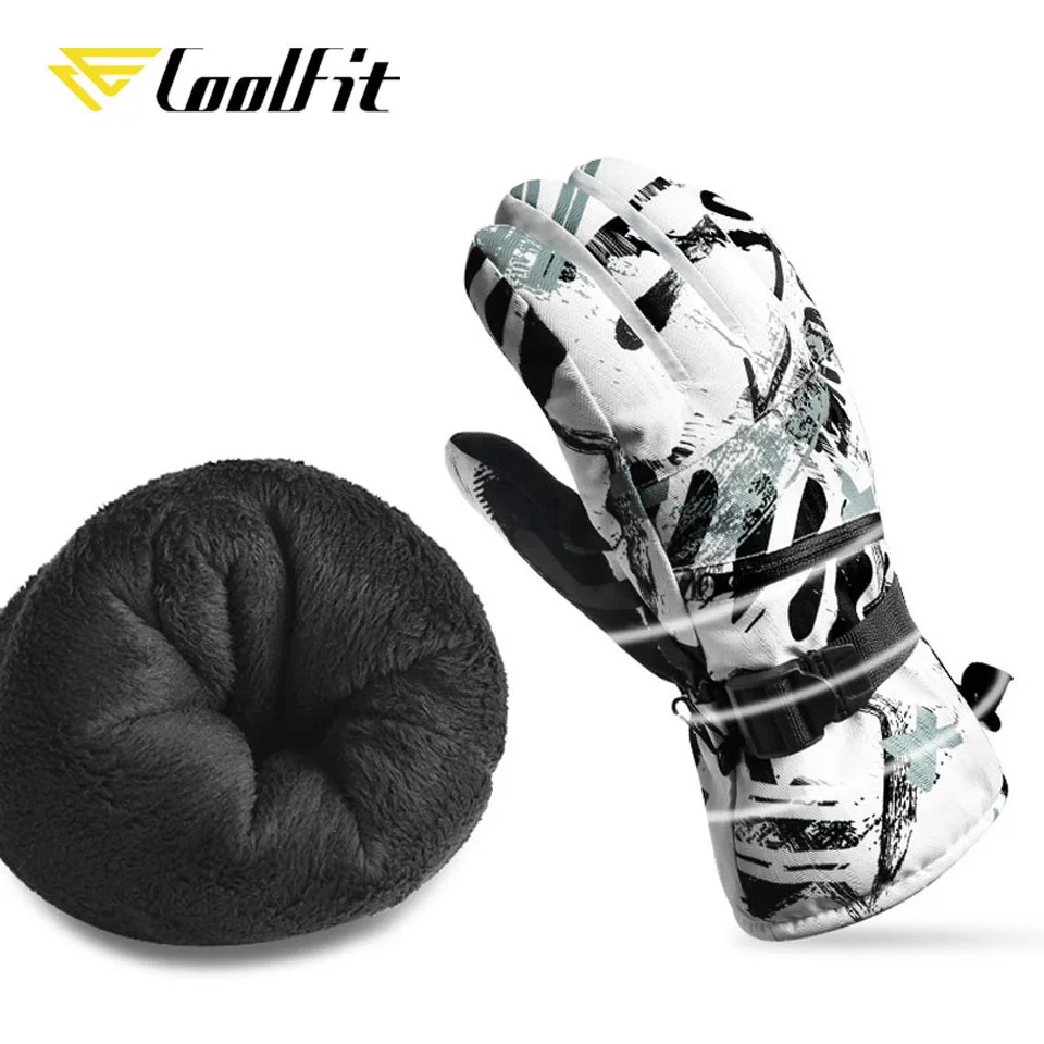 CoolFit Men Women Ski Gloves Ultralight Waterproof Winter Warm Gloves Snowboard Gloves Motorcycle Riding Snow waterproof gloves 3