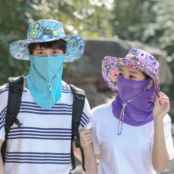 

Couples big along the sun hat summer ladies beach sun-proof ingacut hat men climbing fishing hike solar pot hat