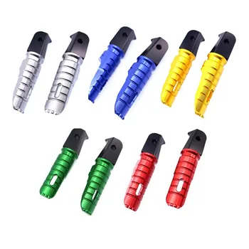 

1 Set Motorcycle Rear Foot Pegs Footrest For KYMCO AK550 2017 2018 2019 Aluminum Motor Accessories Green Titanium Gold Red Blue
