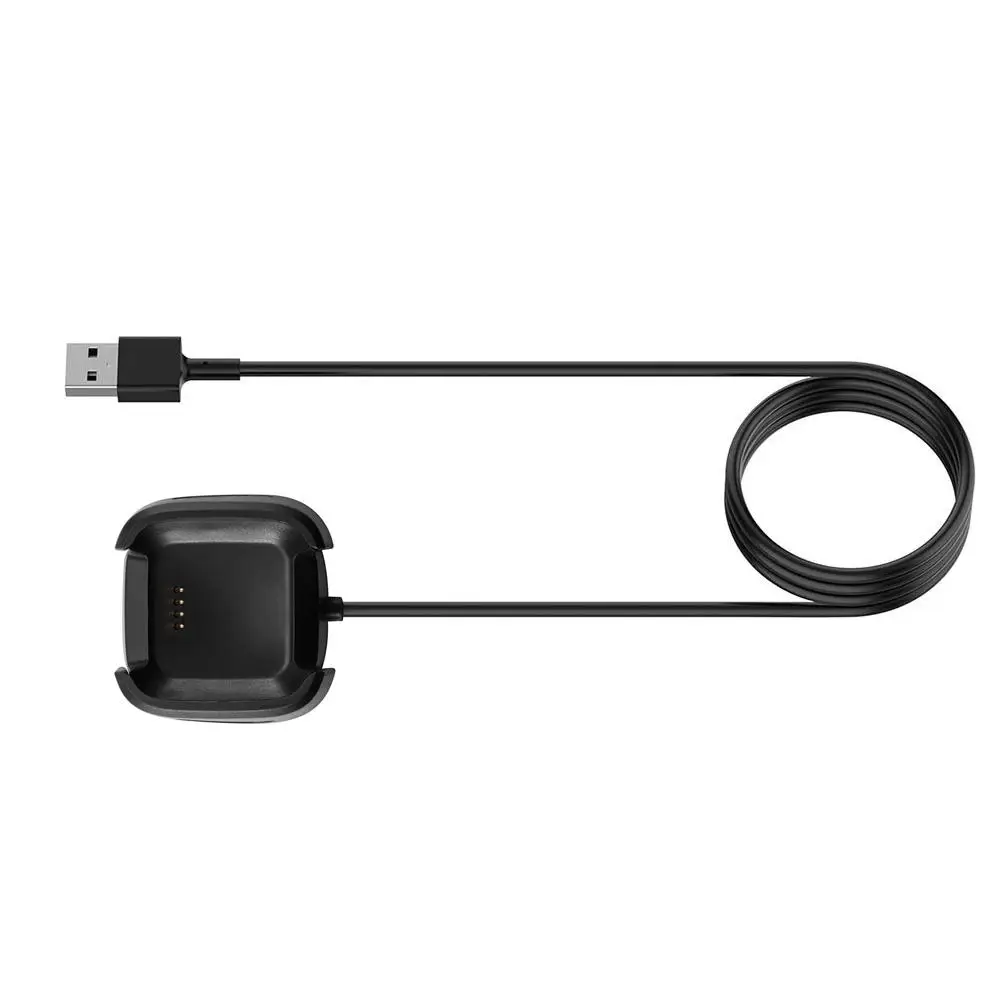 Быстрая зарядка кабель Колыбель с USB магнитное зарядное устройство кабель док-станция Подставка Для Fitbit Versa 2 Смарт-часы проводное зарядное устройство адаптеры
