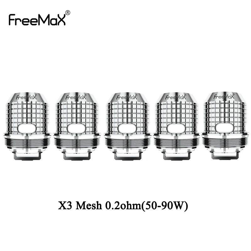 Оригинальная катушка Freemax Twister Fireluke 2/Fireluke Mesh Coil X1/X2/X3 SS316 TX для вейпа 80 Вт 10