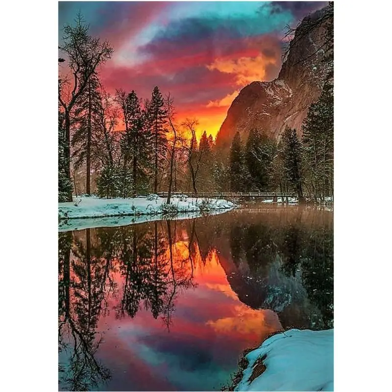 Landscape DIY 5D Full Drill Diamond Painting Square Embroidery Cross Stitch Kit Rhinestone Home Decor Craft Q6PE Landscape DIY 5D Full Drill Diamond Painting Square Embroidery Cross Stitch Kit Rhinestone Home Decor Craft Q6PE
