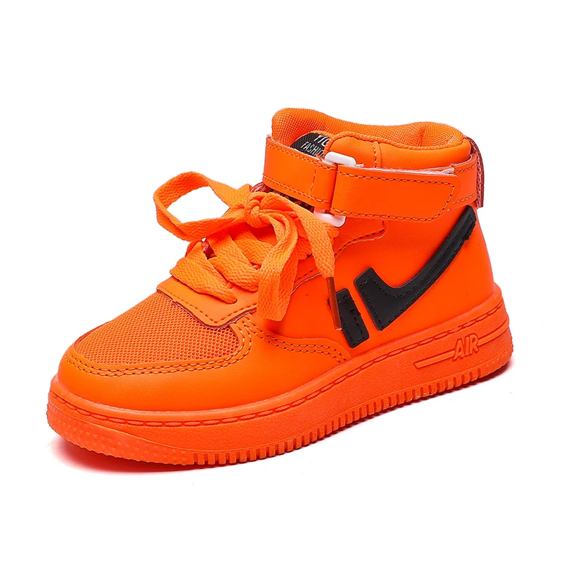 Обувь с высоким берцем Повседневная детская обувь для детские кроссовки ...