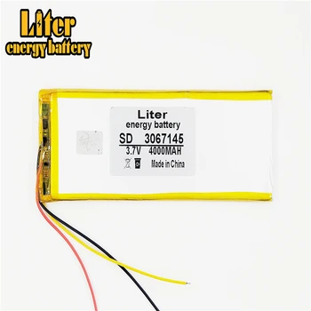 

3 line Polymer lithium batteries 3.7V 4000mAh 3067145 For 8 inch 9 inch 10inch 12-inch Tablet PC