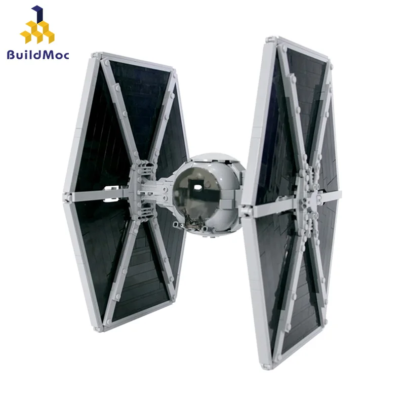 

Buildmoc Star Toy Fighter Wars IE Fighter Model Building Blocks Enlighten Figure Bricks Educational Toys Children Gifts