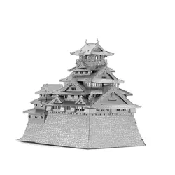 3d metal puzzle osaka castelo construção modelo kits montar quebra cabeça brinquedos de presente para crianças