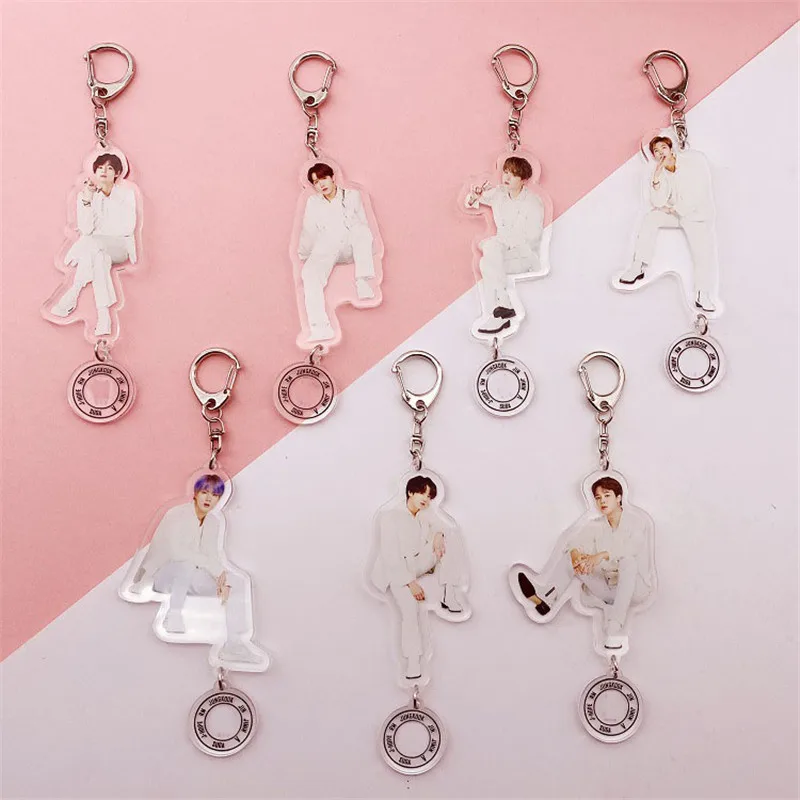 KPOP Bangtan мальчики финальная подвеска брелок карта душа Persona JUNG KOOK JIMIN JIN SUGA