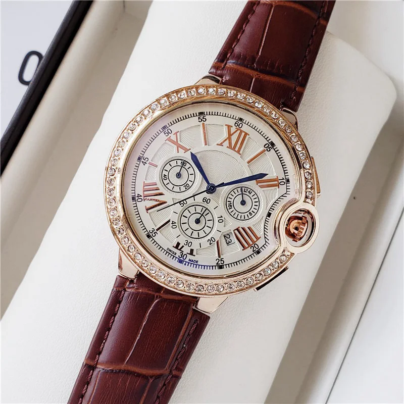 

Dropshipping men's quartz watches all dials working man watch leather strap man male watch business luxury brand mans watches