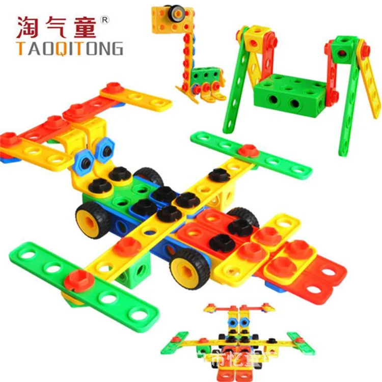 

Multi-functional Assembling Building Blocks Built Building Blocks 170-Pack Early Education Building Blocks Construction Engineer