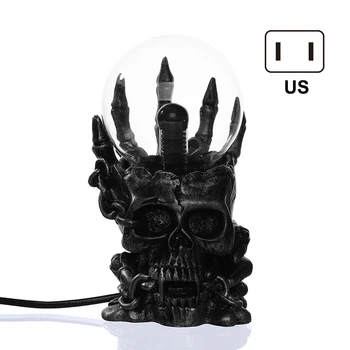 

Halloween Skull Hand Lightning Ball Luminous Electronic Induction Ball Luminous Decorative Toy YU-Home