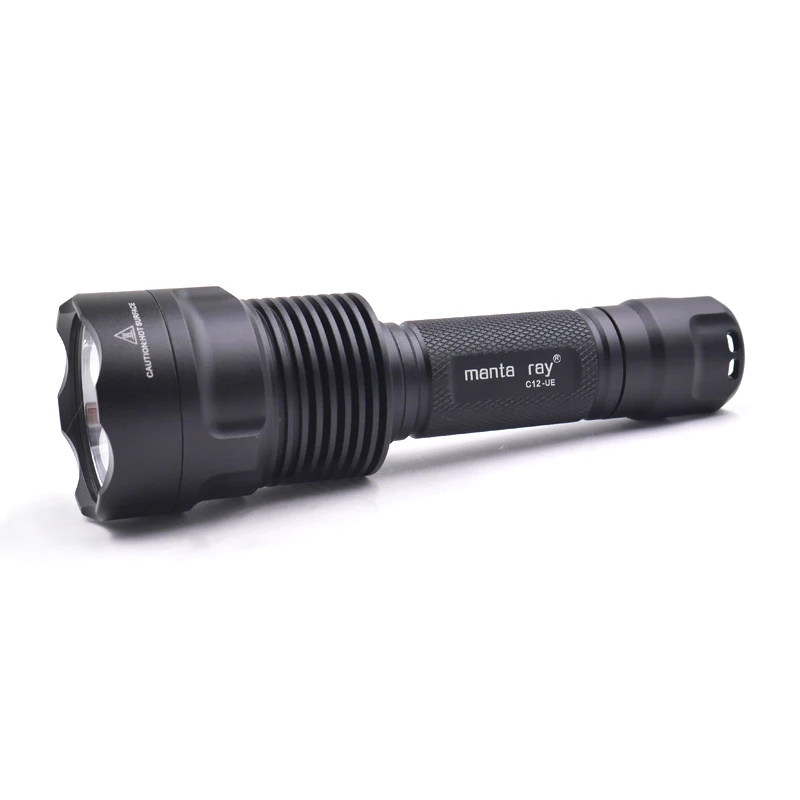 Manta Ray C12-UE черный светодиодный фонарик Luminus SST40 SST-40 6500K светодиодный излучатель внутри 12x7135 8 режимов 2 группы плата водителя