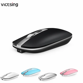 

VicTsing Wireless 2.4G Rechargeable Charging Mouse Ultra-Thin Silent Mute Opto-electronic Office Notebook Mice For Home Office