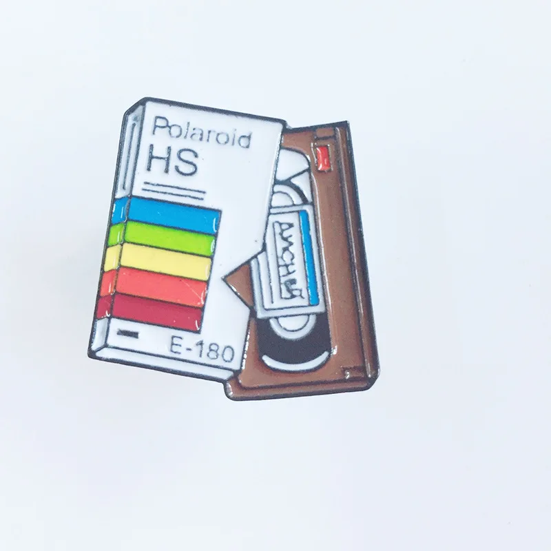 Цветные броши для записей женщин Polaroid HS эмалированная булавка детей хиджаб