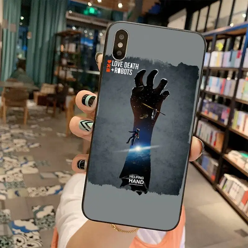 Мягкий черный чехол для телефона PENGHUWAN с анимацией Love Death & Robot iPhone 11 pro XS MAX 8 7 6 6S Plus X