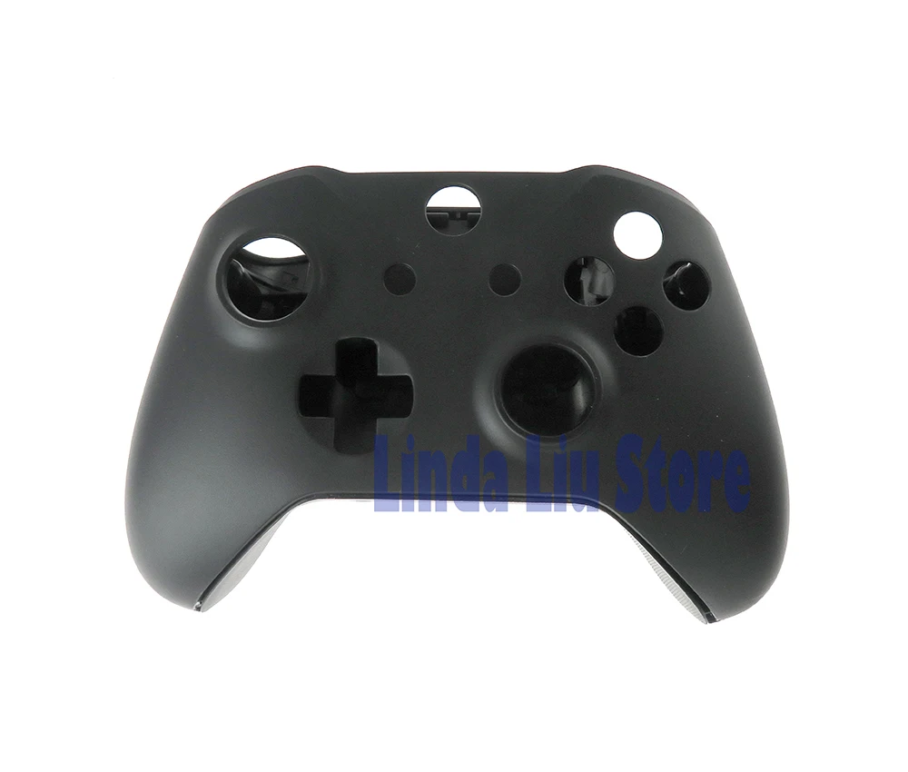 Для Microsoft Xbox One S для Xbox One тонкая Замена верхней лицевой панели Чехол передняя оболочка ручка зажимной корпус контроллер крышки - Цвет: black