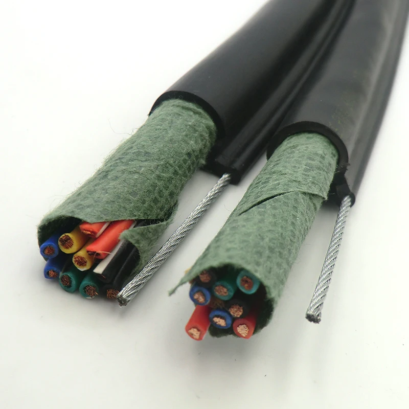 Кабель крана 8,10 сердечника 1,25 мм²16awg выделенная проволока крана со стальной проволокой, бескислородная медь, устойчивость к износу и изгибу 1 м