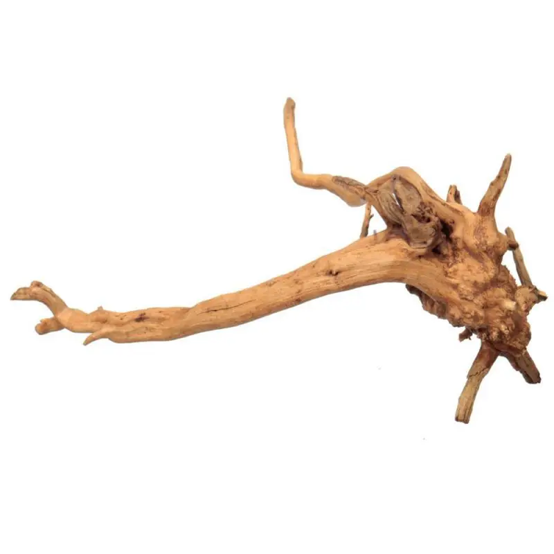 Натуральное дерево ствол driftwwood аквариум орнамент рептилий цилиндр изготовления корней растение дерево украшения(в форме рамдона - Цвет: 20-25CM