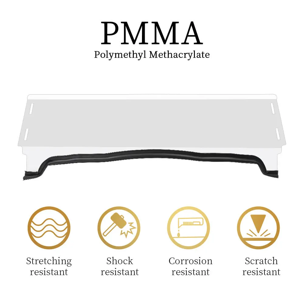 KEMIMOTO половина ветрового стекла для Kawasaki Teryx 800 Teryx 4 800-750 Teryx 4 2012 2013 устойчивый к царапинам