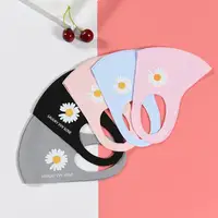Waterproof Mask Sponge Face Mask Black Breathable Mouth Mask Reusable Anti Pollution Face Shield Wind Proof Mouth Cover PM2.5 1
