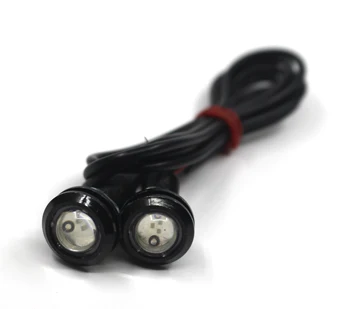 

2X car led light 18MM eagle eye light ultra-thin rogue screw counter-reverse light waterproof led light