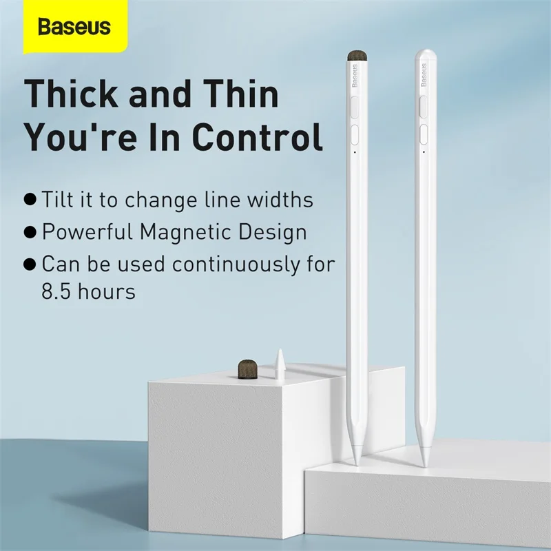 Baseus Stylus Pen For iPad Pro 12.9 11 Air Mini Tablet Touch Screen Stylus Pencil For iPhone Samsung Xiaomi Phone Pen