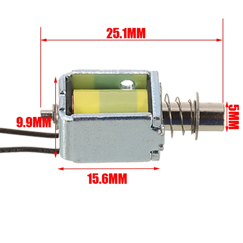 3~ 6 в мини Электромагнитный Электромагнит постоянного тока толчок тяга через тип Электрический магнит для бытовой техники магнит
