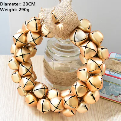 Рождественский колокольчик, Рождественский венок-украшение для дома, navidad decoraciones para el hogar, украшение для дома, год - Цвет: C-1PC