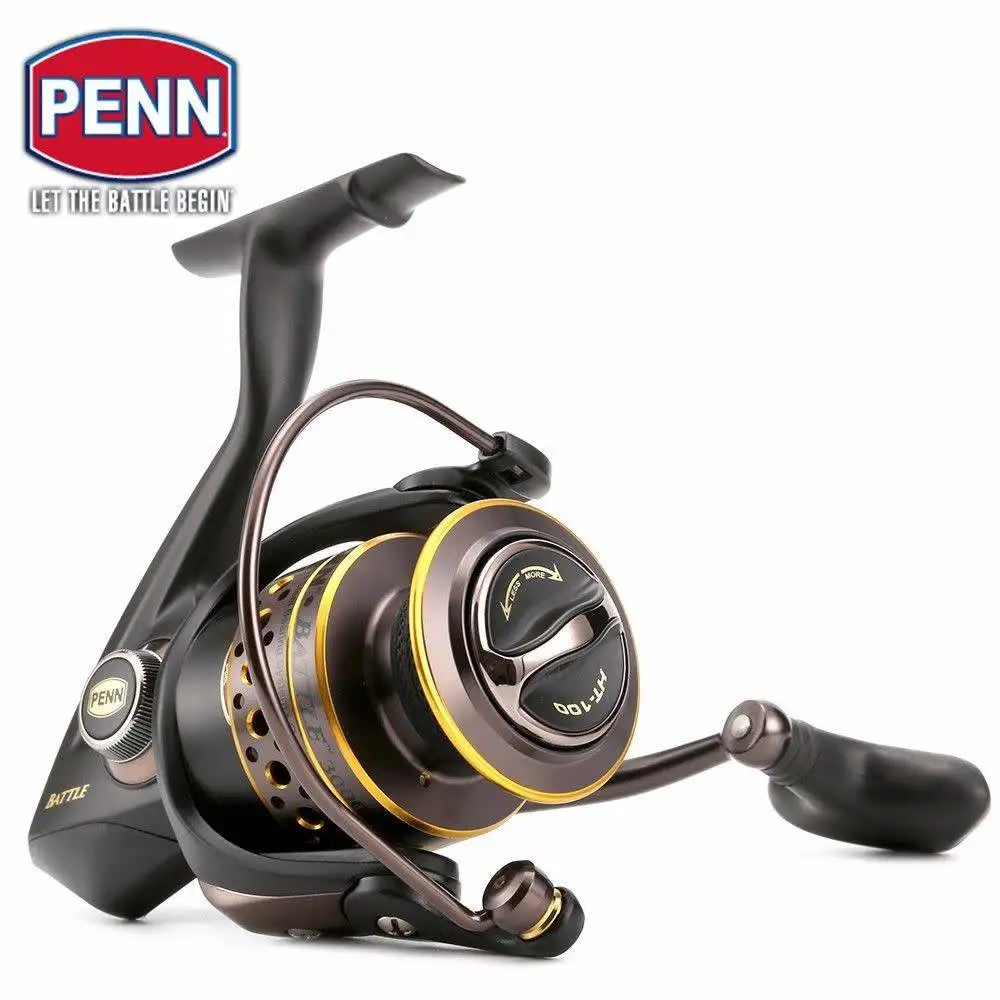 

Original PENN BATTLE II Fishing Spinning Reels 3000/4000/5000/6000/8000 Gear Ratio 6.2:1/5.6:1/5.3:1 Saltwater