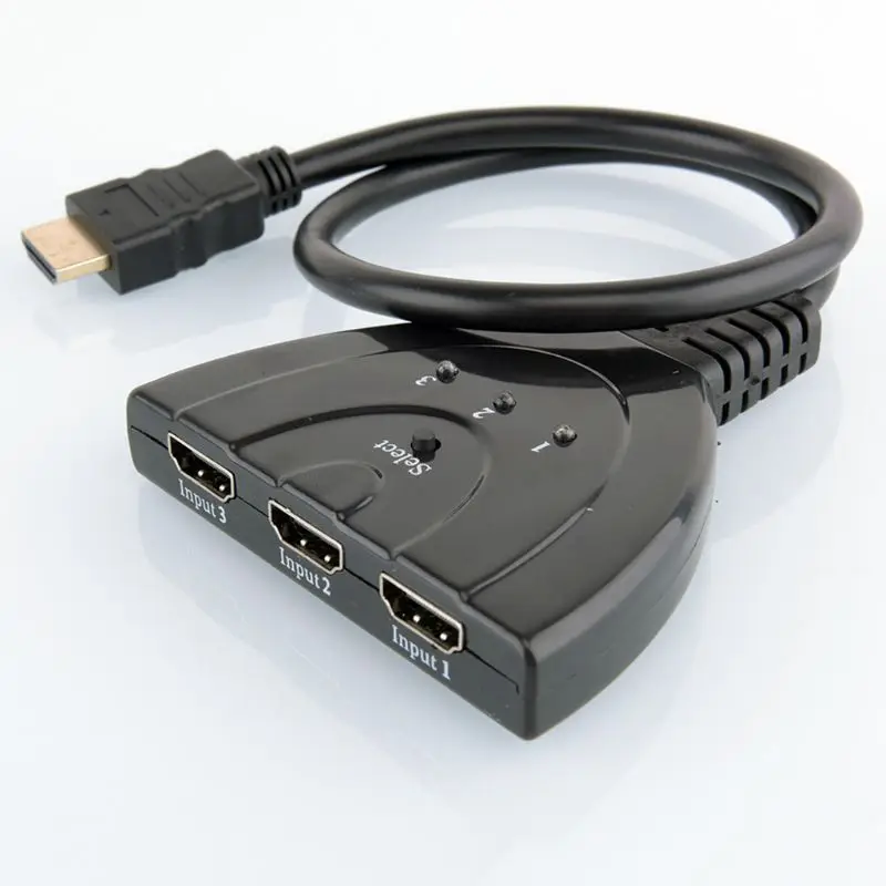 3 порта HDMI переключатель сплиттер 3 в 1 выход HDMI коммутатор 1080P концентратор адаптер кабель для PS3 Xbox One Аксессуары