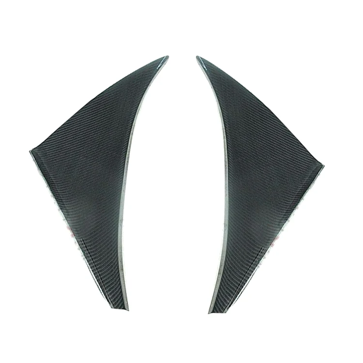 

beler Carbon Fiber Style Black Front Bumper Canard Splitter Refit Fit for Toyota Supra Mkiv Jza80 1993 1994 1995 1996-2001 2002