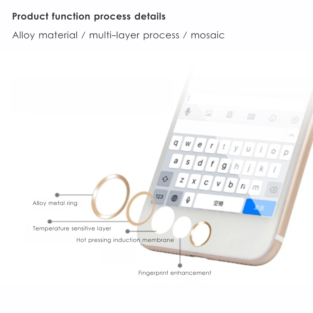 Универсальная наклейка на кнопку &quotдомой&quot для iPhone 8 7 6 6S Plus 5S SE 5 защита от