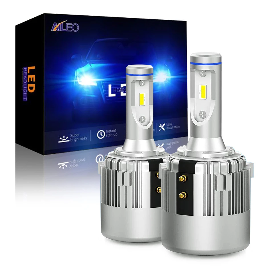 Aileo H7 Led Headlight Low Beam Lights Csp Chips High Power 10000lm