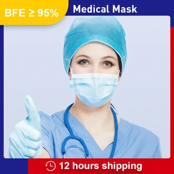

Disposable Surgical Medical Masks Anti Droplet Face Mouth Masks Meltblown Non woven Protective Mask Healthcare Personnel