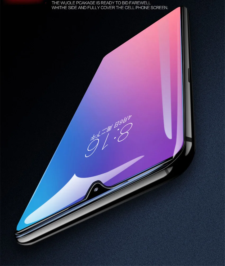 Закаленное стекло для Xiaomi redmi note 8 pro note 8t полная защитная пленка Взрывозащищенная Защита экрана для Xiaomi redmi 8 8a