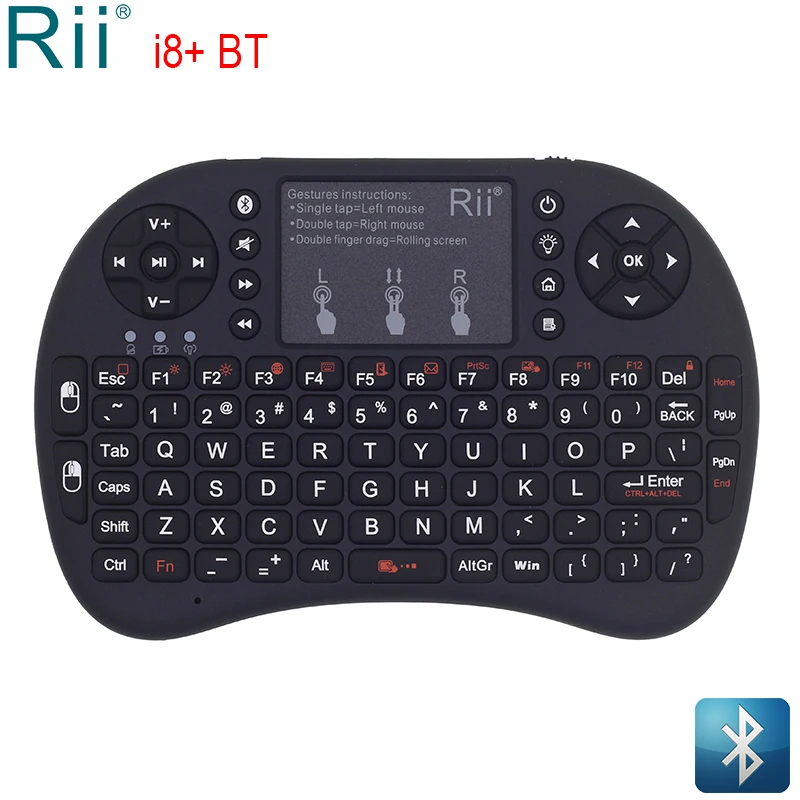 Мини Клавиатура Rii i8 + с подсветкой и тачпадом|Клавиатуры| |