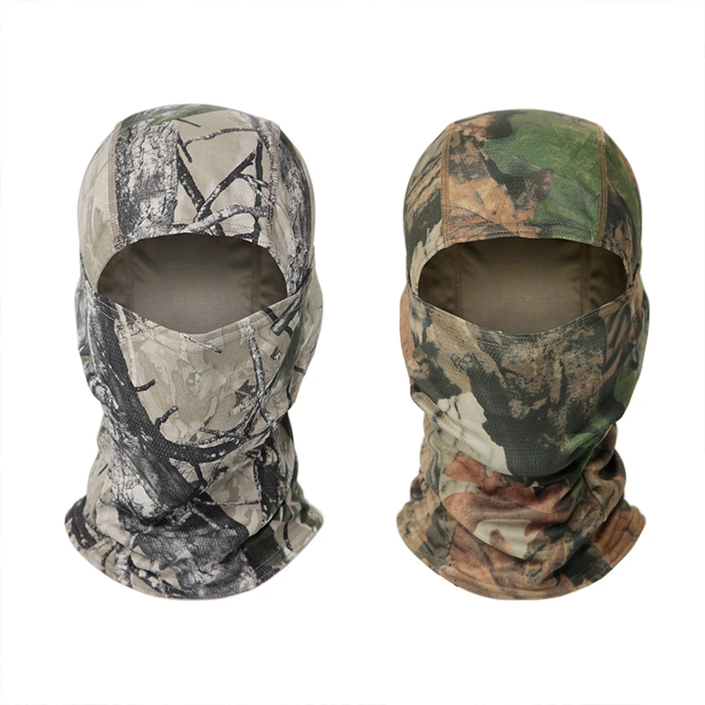 Outdoor Camo Tactical Balaclava Face Mask Military Hat Shooting Hunting Cap US 