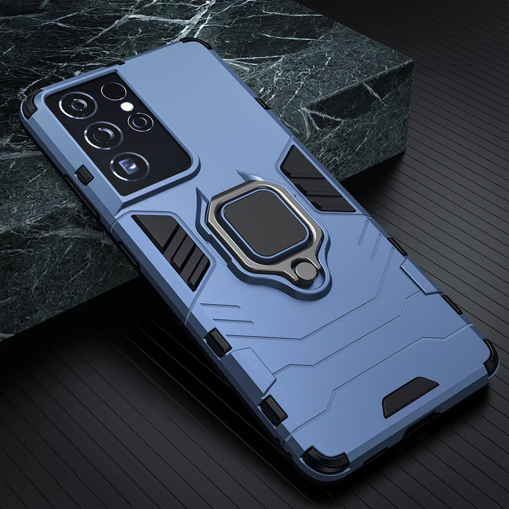 samsung cute phone cover Chống Sốc Armor Dành Cho Samsung S22 Cực S22 Plus Giá Đỡ Chiếc Nhẫn Ốp Lưng Điện Thoại Cho Galaxy S21 S20 FE s10 kawaii phone cases samsung Cases For Samsung