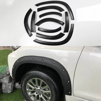 

For Toyota Land Cruiser Prado fj150 2014-2017 Car Wheel Eyebrow Trim Rubbing Bumper strip Decorative stickers Car Accessories